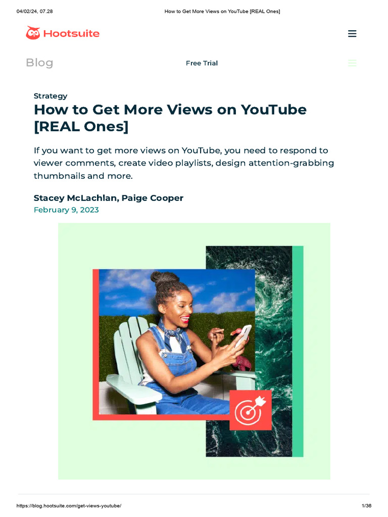 How To Get More Views On YouTube (REAL Ones) | PDF | You Tube | Search ...