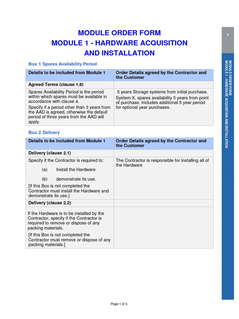 IBM Hardware Acquisition Order Form | PDF | Computer Hardware ...