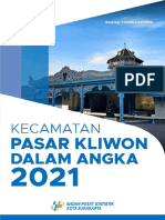 2021 - Kecamatan Pasar Kliwon Dalam Angka Tahun 2021