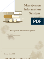 Manajemen Information System