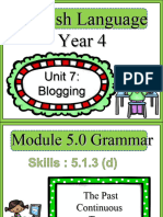 Past Continuous Tense