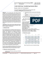 IRJET Analysis of PT Flat Slab With Drop