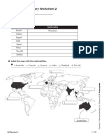 Vocabulary Worksheet: Unit 1 2