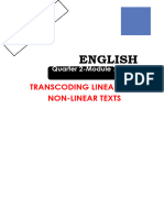 Linear Non Linear Texts