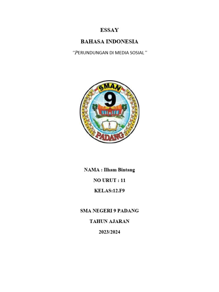 Template - Makalah Yang Benar | PDF