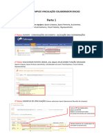 Manual Simples Vinculação Colaborador Sincad