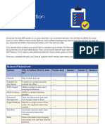 ERP Evaluation Checklist