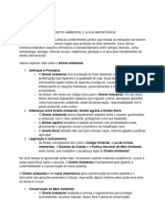 O Direito Ambiental e A Sua Importância