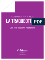 Tracheostomy A Guide For Care at Home (Spanish)