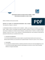 Edital No 36 - 2024 - Pesquisador Extensionista - Projeto Re-Acao Rio - Esporte e Cultura