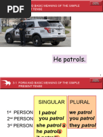 Police Lessons Grammar 2 Present Simple