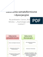 Wykład 7 - Zaburzenia Somatoformiczne I Dysocjacyjne