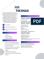 Blue Professional Modern CV Resume