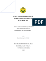 Munculnya Gerakan Konservasi