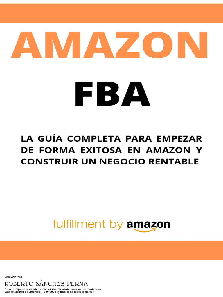 Guía Completa para Iniciar en Amazon FBA | PDF | Precios | Mercado ...