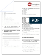 Avaliação Estudo Epístola aos Efésios