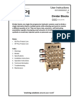 HPP-XDP Divider Block Instruction Manual LTR 650150000093927