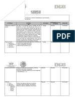 Actividades de Comunicación