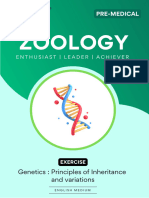 Zoology: Genetics: Principles of Inheritance and Variations