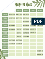 Horario Udc