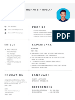 Grey Clean CV Resume Photo