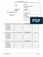 Mate - Info.ro.5632 Oficial - Simularea Evaluarii Nationale 2024 La Matematica