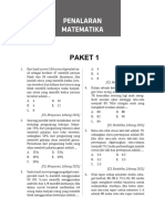 Problem Set 1 Soal Subtes Penalaran Matematika UTBK SNBT 2024