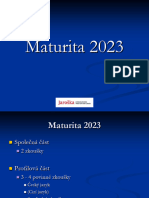 Maturita 2023