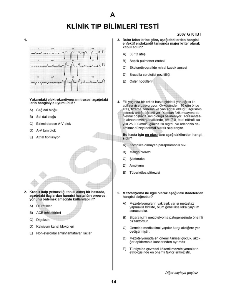 Tus 2007 Eylulktbt | PDF