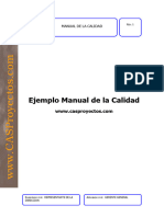 Ejemplo Manual de La Calidad