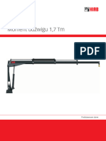 Hiab 017 T Moment Udźwigu 1,7 TM: Podstawowe Dane