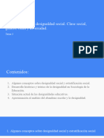 Tema 3. Estructura Social y Desigualdad Social. Clase Social, Género, Etnia y Diversidad.