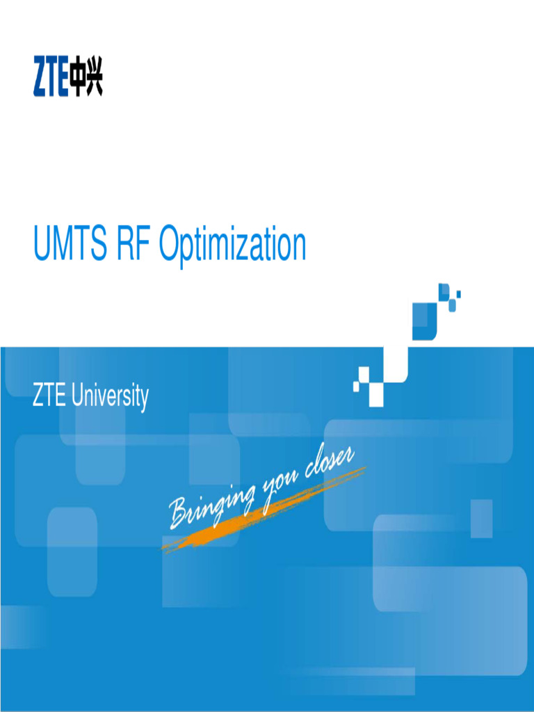 10.WO - NA01 - E1 - 1 UMTS RF Optimization-36 | PDF | Science & Mathematics