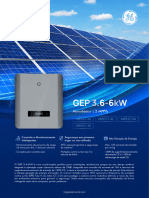 Datasheet Inversor GE - GEP 3,6 - 6 KW