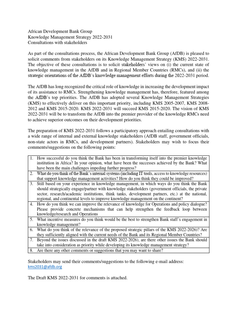 ADB KM Strategy | PDF | Economic Growth | Knowledge Management