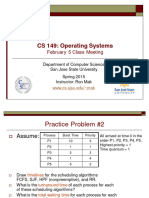 CS 149: Operating Systems: February 5 Class Meeting