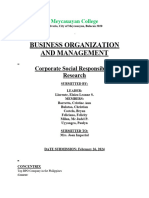 Contributions - BUSINESS ORGANIZATION & MANAGEMENT - CORPORATE SOCIAL RESPONSIBILITY (RESEARCH)