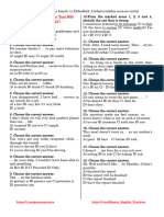 DTM Online Test #95 Grammar Notes