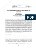 JRN - Implemenrasi Visi Pendidikan Berbasis Agama, Filafat, Psikologi, Sosiologi