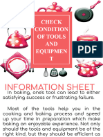 Lesson 6 Check Condition of Tools and Equipments