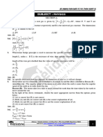 Jee Main 27 Jan 2024 Shift 2 Physics Official Paper Solution - PHP