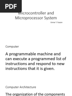 Microcontroller and Microprocessor Part I