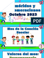 Efemerides de Octubre 2023