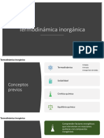 Termodinámica Inorgánica