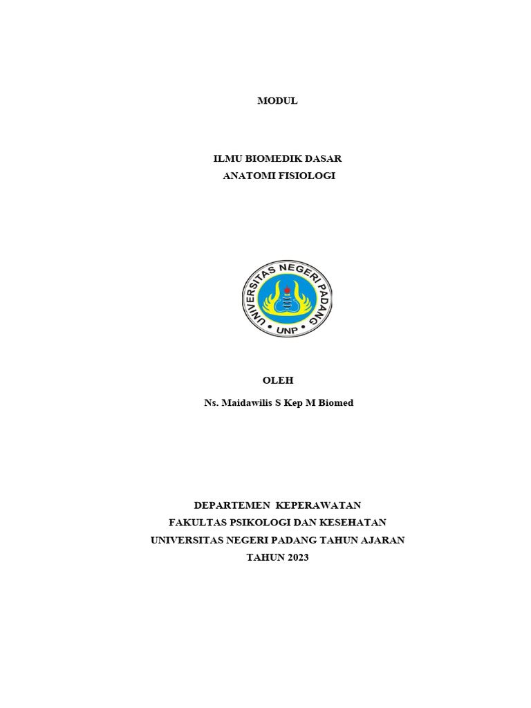 Modul Anatomi Fisiologi: Sistem Kardiovaskuler | PDF