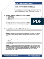 H2S Topic ANSWERS