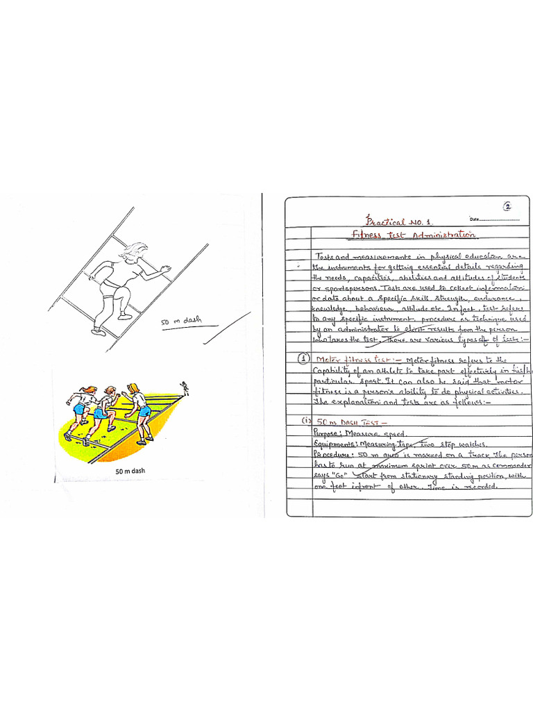 Grade 12 PE Practical 1 | PDF