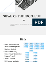 Sirah of The Prophet