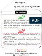 Terms of Use: This File Is For Your Own Classroom/personal Use Only