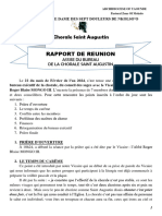 RAPPORT DE REUNION C.S